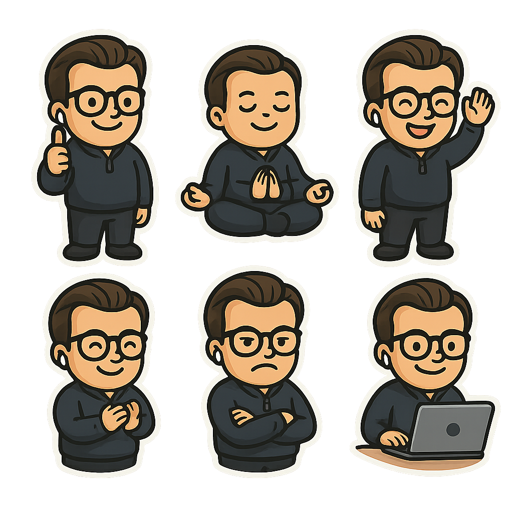 Cartoon Style sticker pack